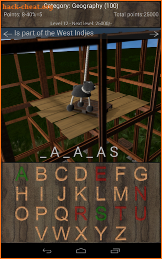 Hangman 3D Pro - Gallows screenshot