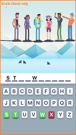 Hangman _ _ _ _ Free Classic Hidden Word Game screenshot