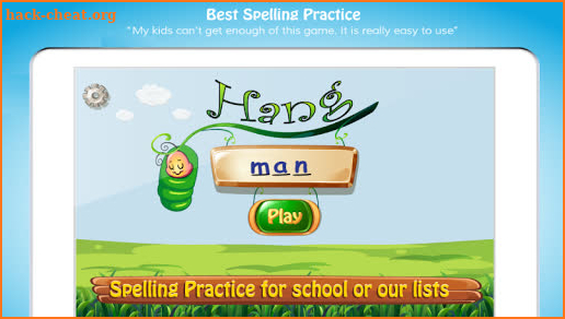 Hangman Best Kids hooked on Phonics Spelling Games screenshot