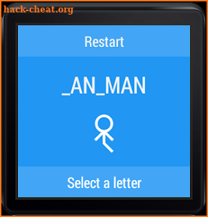 Hangman for Android Wear screenshot