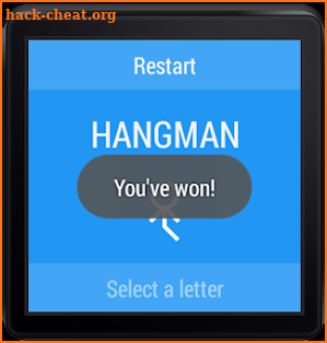 Hangman for Android Wear screenshot