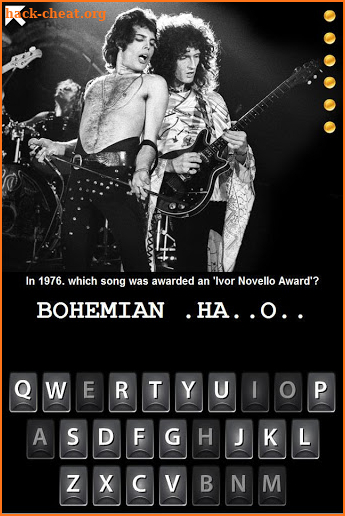 Hangman Queen Band Trivia screenshot