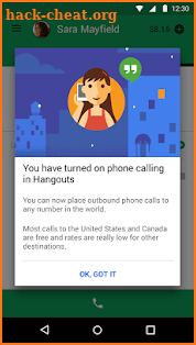 Hangouts Dialer - Call Phones screenshot