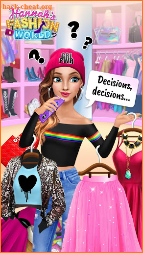 Hannah’s Fashion World - Dress Up Salon for Girls screenshot