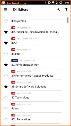 HANNOVER MESSE + CeMAT 2018 screenshot