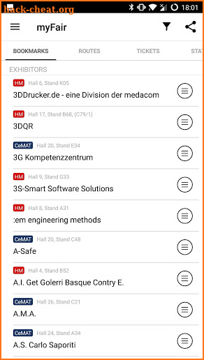 HANNOVER MESSE + CeMAT 2018 screenshot