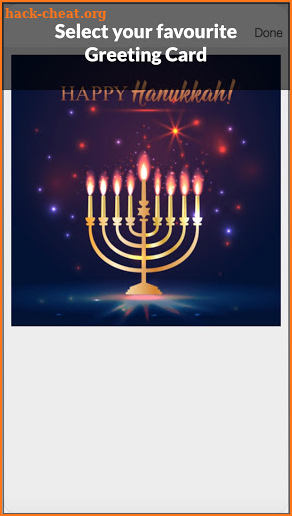 Hanukkah Greeting Cards @ E-Cards screenshot