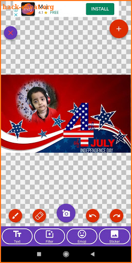 Happy 4th July: Greeting, Photo Frame, GIF, Quotes screenshot