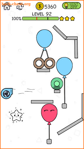 Happy Balloon - Free Casual Physical Puzzle Game screenshot