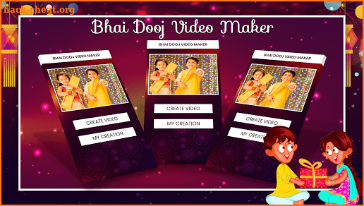 Happy Bhai Dooj Video Maker With Music screenshot