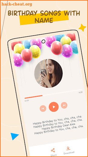 Happy Birthday App screenshot