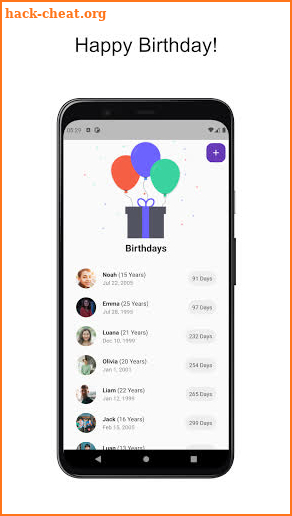 Happy Birthday! - Birthday reminder screenshot