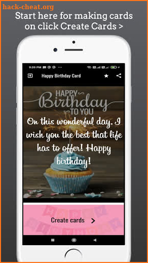 Happy Birthday Card Maker screenshot