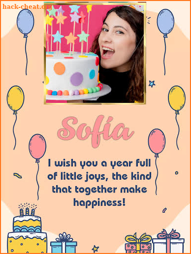 happy birthday cards with photo screenshot