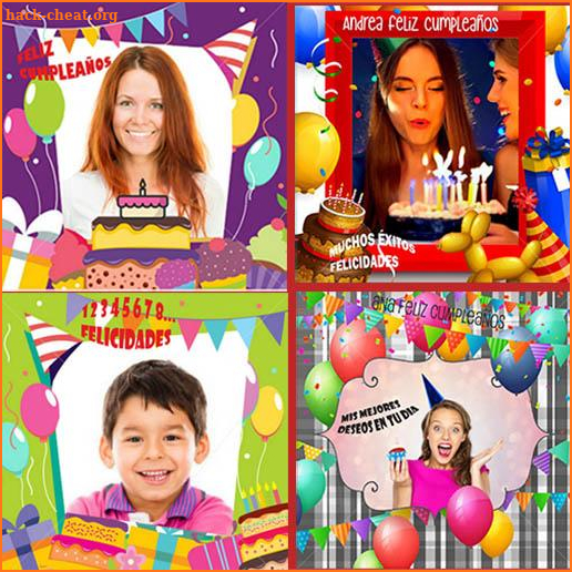 Happy Birthday Frames and Cards screenshot