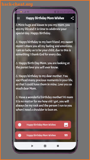 happy birthday mom wishes screenshot
