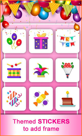 Happy Birthday Photo Frames & Background, Text screenshot