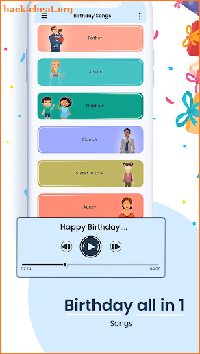 Happy Birthday songs & wishes screenshot