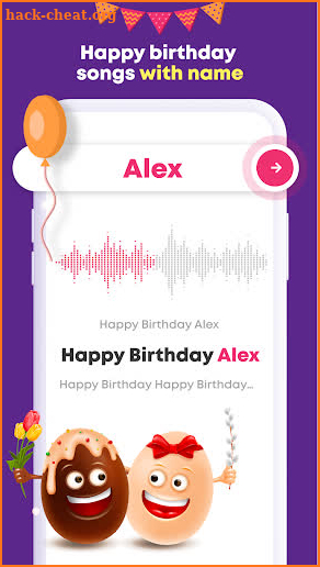 Happy Birthday Songs with Name screenshot
