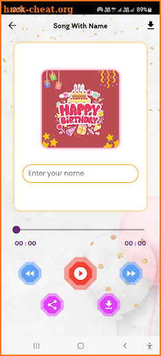 Happy Birthday Songs with Name screenshot
