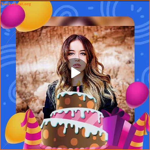 Happy birthday video 🎂 with photos and music screenshot