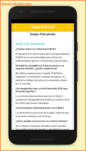 Happy BLW PRO - Recetas Saludables screenshot