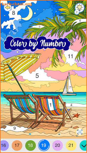Happy Canvas™ Color by Number screenshot