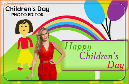 Happy Children's Day Photo Editor screenshot