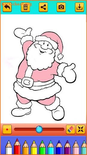 Happy Christmas Coloring Pages screenshot