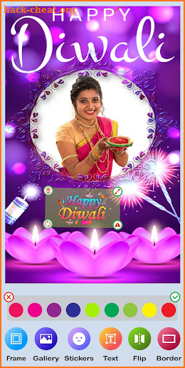 Happy Diwali Photo Frame 2020: Diwali Stickers screenshot