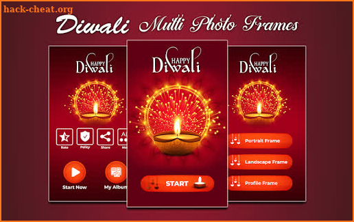 Happy Diwali Photo Frame & Diwali Dp Maker screenshot