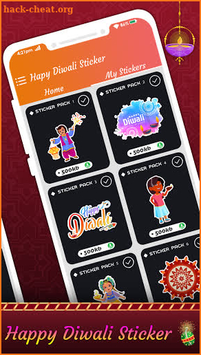 Happy Diwali Stickers For Whatsapp 2020 screenshot