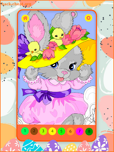 Happy Easter Color by Numbers screenshot