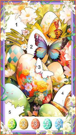 Happy Easter Coloring Games screenshot