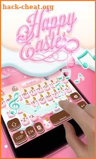 Happy Easter GO Keyboard Theme screenshot