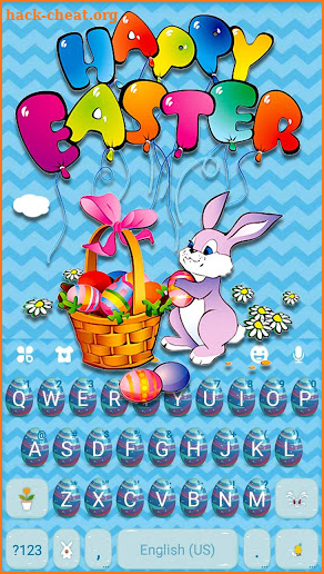 Happy Easter Keyboard Theme screenshot