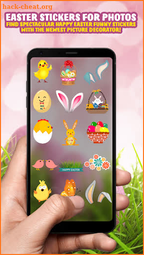 Happy Easter Stickers 🐰 Easter Photo Editor screenshot