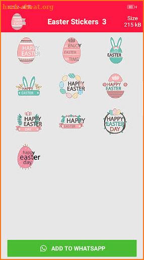 Happy Easter Stickers For Whatsapp screenshot