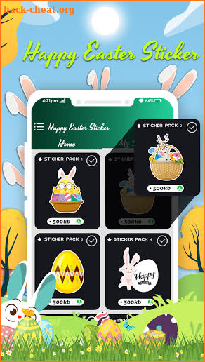 Happy Easter Stickers For WhatsApp : Easter Sunday screenshot