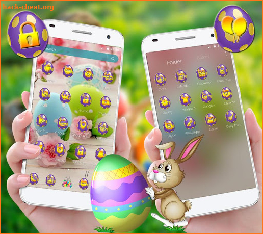 Happy Easter Theme screenshot
