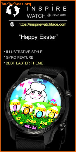 Happy Easter Watch Face screenshot