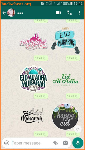 Happy eid al Adha Stickers screenshot