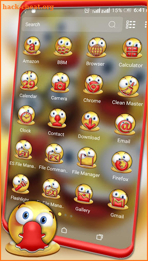 Happy Emoji Launcher Theme screenshot