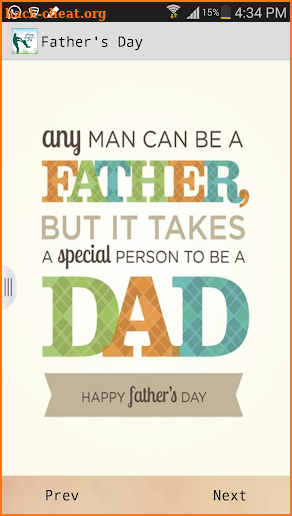 Happy Fathers Day Quote Wishes screenshot