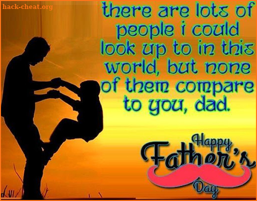 Happy father's day quotes screenshot