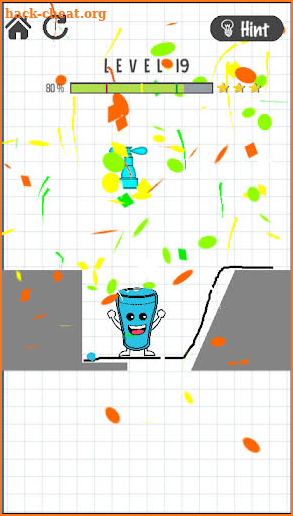 Happy Glass - Draw A Line screenshot