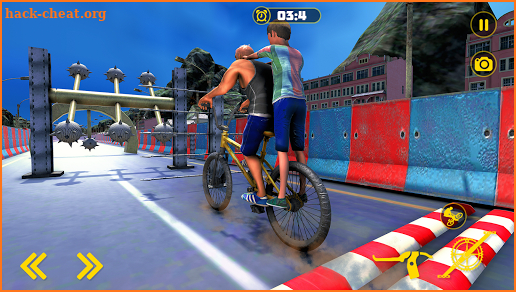 Happy Guts Glory Wheels - BMX Obstacle Course Game screenshot