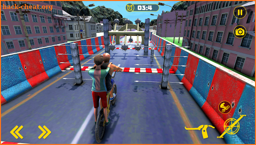 Happy Guts Glory Wheels - BMX Obstacle Course Game screenshot