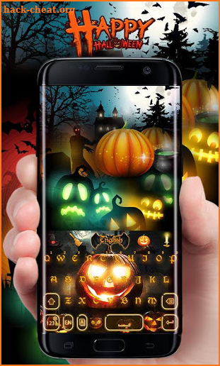 Happy Halloween GO Keyboard Theme screenshot