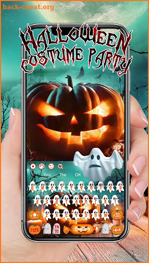 Happy Halloween keyboard screenshot